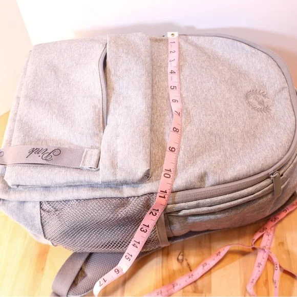 Victorias Secret PINK Classic Backpack Bookbag Tote In Grey - Picture 13 of 13